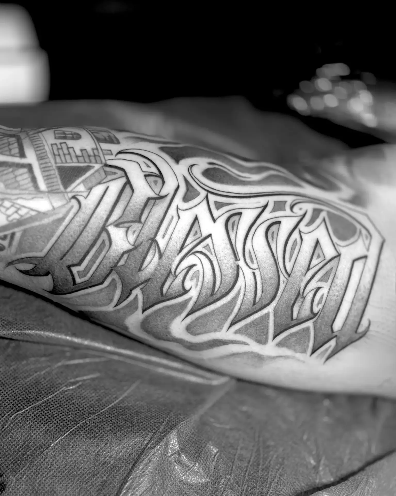 Creed Tattoo black and grey tattoo portfolio work 12, Seoul, Korea