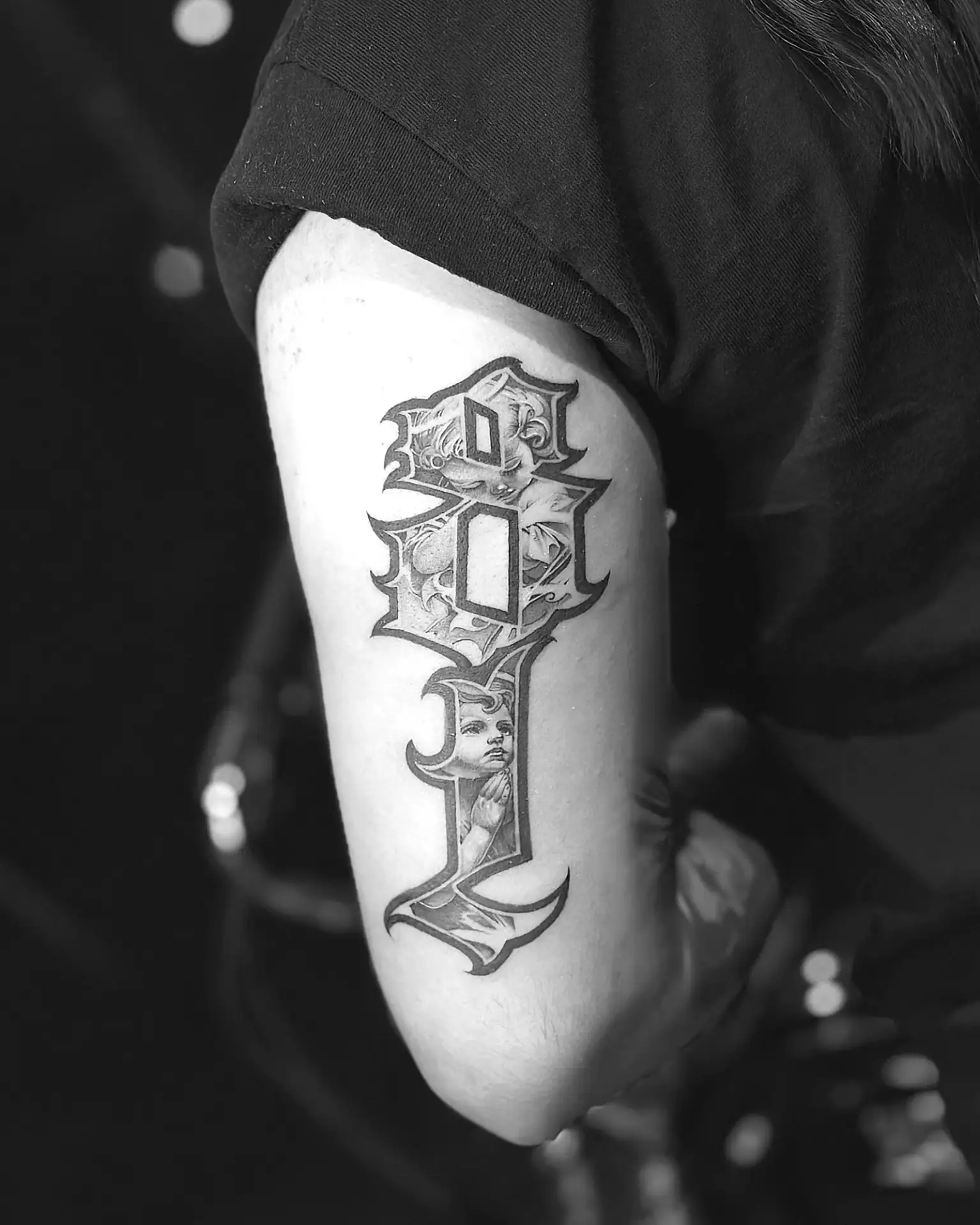 Creed Tattoo black and grey tattoo portfolio work 13, Seoul, Korea