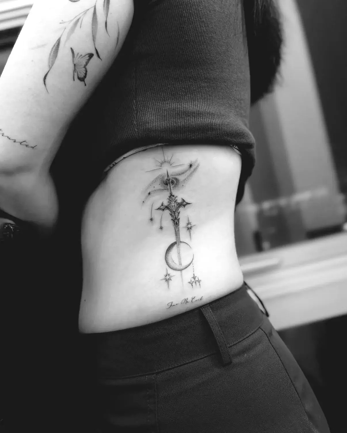 Creed Tattoo black and grey tattoo portfolio work 15, Seoul, Korea
